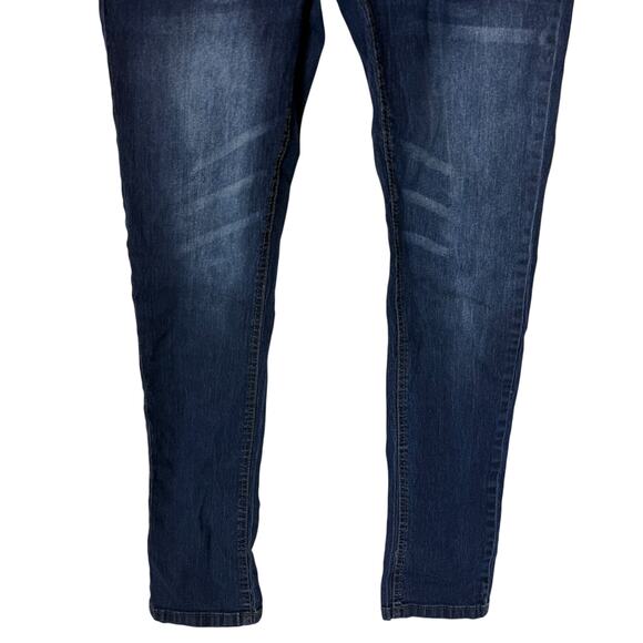 New Huntington BC Jeans Men 34x32 Blue Denim Stretch Zip Fly Mid-Rise Skinny Fit - Picture 4 of 14